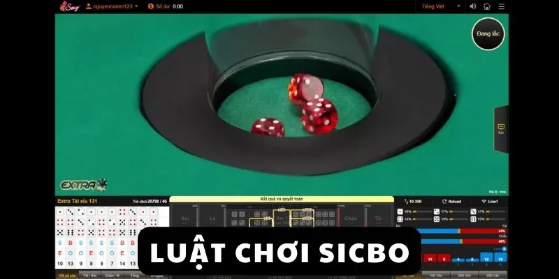 Luật chơi sicbo cơ bản mà tân thủ cần nắm