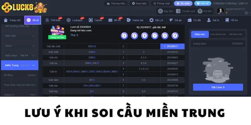 Một số lưu ý khi sử dụng thông tin tại trang soi cầu miền Trung